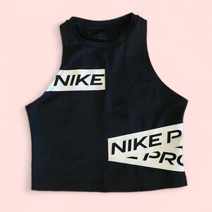 Nike logo crop top